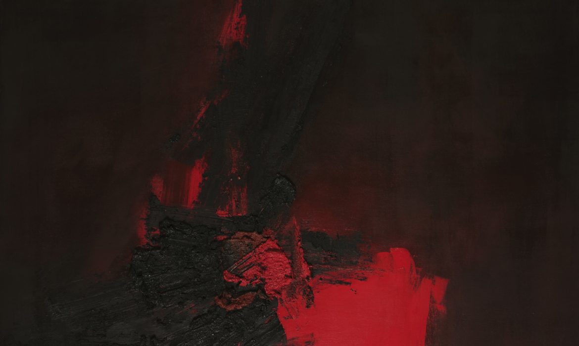 Luis Feito : peintre abstrait et maître du rouge