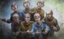 Christophe Blanc, l’artiste qui  peint « les émotions à vif  » en permanence à la galerie L’Amour de l’Art