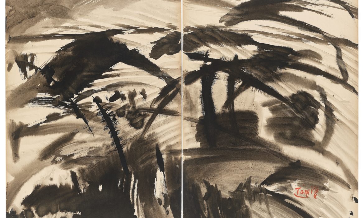 Maîtres de l’encre du XXe siècle : T’ang Haywen, Zao Wou-Ki et Chu Teh-Chun à la Galerie Jean-François Cazeau