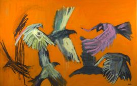 Françoise Joudrier, Oiseaux – Tutti – Fauteuil – Fleurs, à la Galerie Claudine Legrand