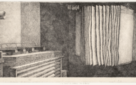 Le graveur Érik Desmazières à la galerie Documents 15